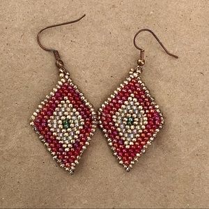 Handmade Multicolored Eye Earrings